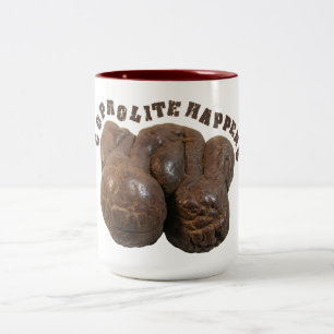 Coprolite Happens Dinosaur Zweifarbige Tasse