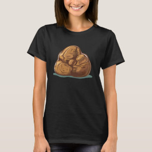 Coprolites Fossil Dinosaurier Dung Fossilisierte F T-Shirt
