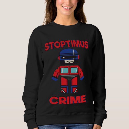 Cops and Robots mash up Sweatshirt (Vorderseite)