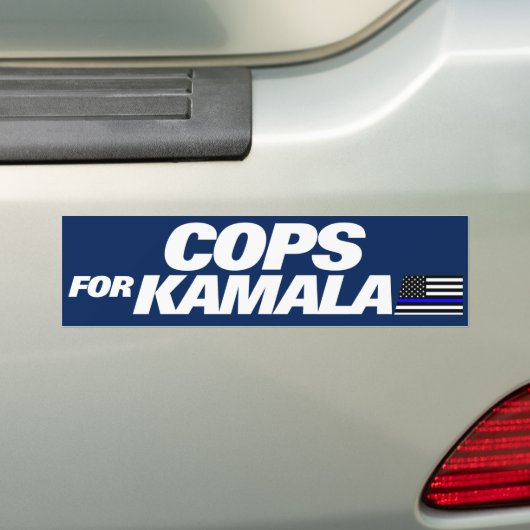 Cops für Kamala Harris 2024 Autoaufkleber (Auf Auto)