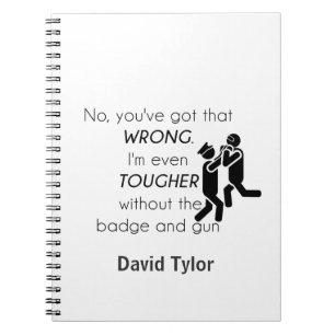 Cops Jokes Gifts Notizblock