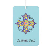 Coptic Cross Autolufterfrischer (Vorderseite)