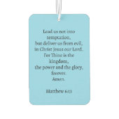 Coptic Cross Autolufterfrischer (Rückseite)