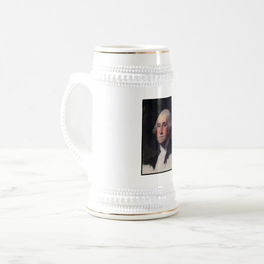 Copy Anthaeneum George Washington, Gilbert Stuart Bierglas (Vorderseite Links)