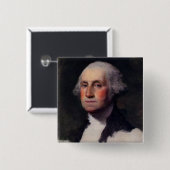 Copy Anthaeneum George Washington, Gilbert Stuart Button (Vorne & Hinten)
