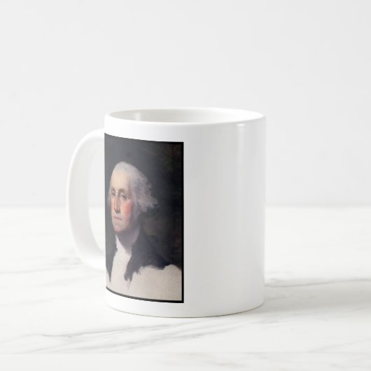 Copy Anthaeneum George Washington, Gilbert Stuart Kaffeetasse (Vorderseite Links)