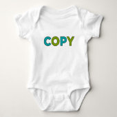 COPY - Copy & Paste for Twins Baby Strampler (Vorderseite)