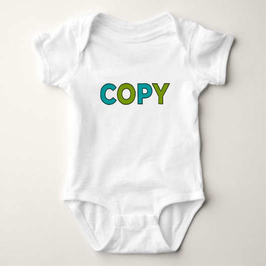 COPY - Copy & Paste for Twins Baby Strampler (Vorderseite)