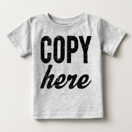 COPY für Copy Paste Twins Baby T-shirt (Vorderseite)