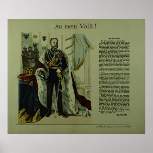 Copy of a declaration from Frederick III Poster (Vorne)