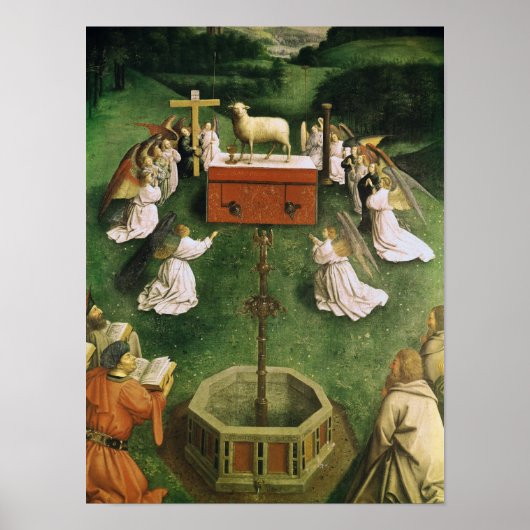 Copy of The Adoration of the Mystic Lamb Poster (Vorne)