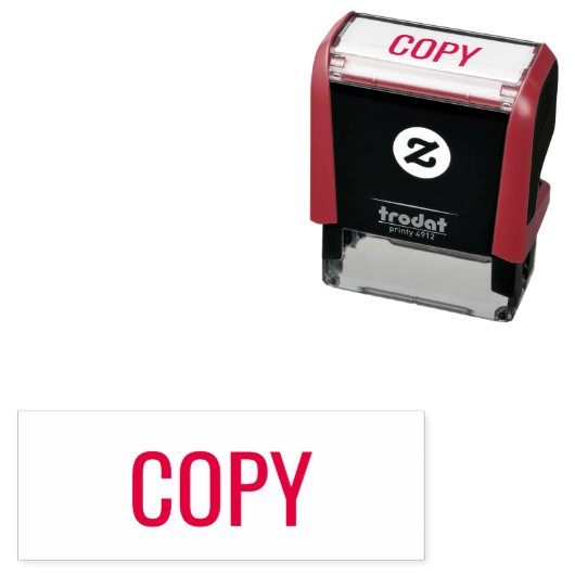 COPY Red Ink Text Business Permastempel (Beispiel)