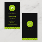 Copy Writer - Stilvolle Apple Green Visitenkarte (Vorne/Hinten)