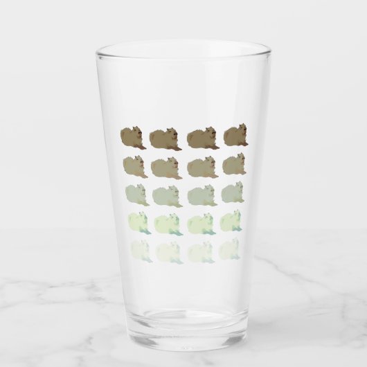 Copybara Capybara Glas (Vorderseite)