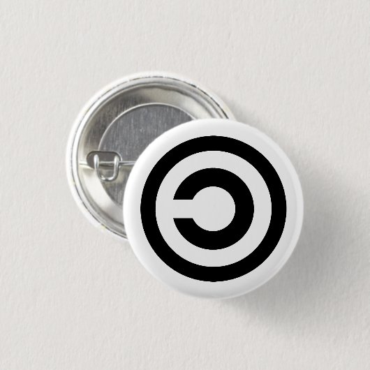 Copyleft Button (Vorne & Hinten)