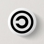 Copyleft Button (Vorderseite)