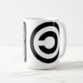 Copyleft Freiheit Kaffeetasse (VorderseiteRechts)