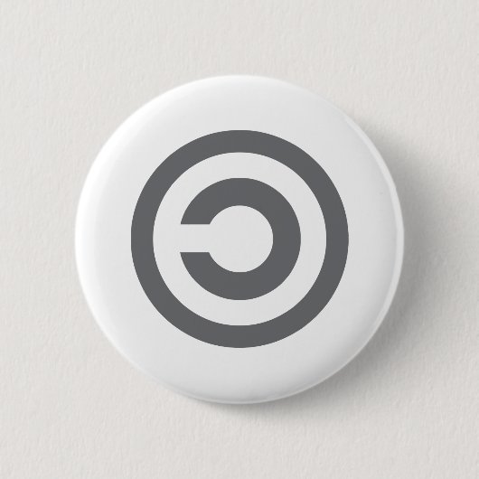 Copyleft - Informationen will frei Button (Vorderseite)