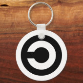 Copyleft - Informationen will frei Schlüsselanhänger (Vorderseite)
