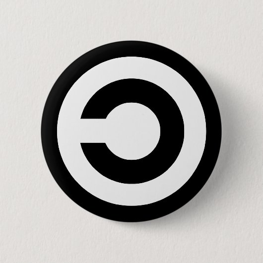 Copyleft - Informationen wollen, um frei zu sein Button (Vorderseite)