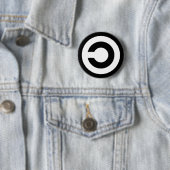 Copyleft - Informationen wollen, um frei zu sein Button (Beispiel)