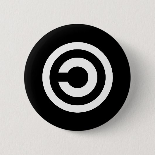 Copyleft - Informationen wollen, um frei zu sein Button (Vorderseite)