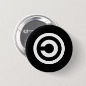 Copyleft - Informationen wollen, um frei zu sein Button (Vorne & Hinten)