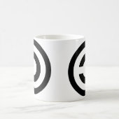 Copyleft - Informationen wollen, um frei zu sein Kaffeetasse (Mittel)