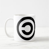 Copyleft - Informationen wollen, um frei zu sein Kaffeetasse (Links)