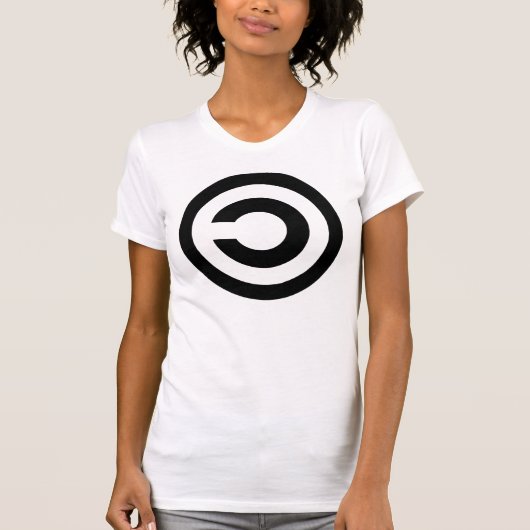 Copyleft - Informationen wollen, um frei zu sein T-Shirt (Vorderseite)