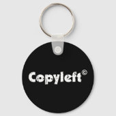 Copyleft Open Source Schlüsselanhänger (Vorderseite)