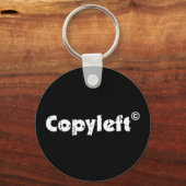 Copyleft Open Source Schlüsselanhänger (Vorderseite)