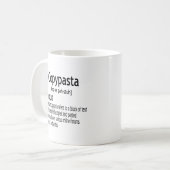 Copypasta Definition Kaffeetasse (Vorderseite Links)