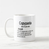 Copypasta Definition Kaffeetasse (Links)