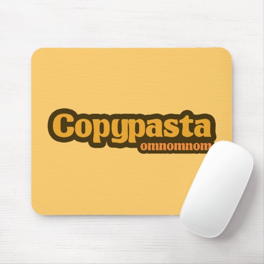 Copypaste omnomnom Internet Spaß Mousepad (Mit Mouse)