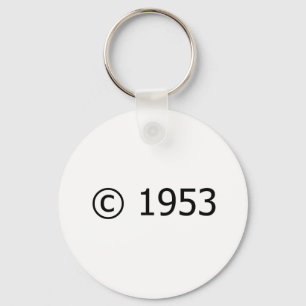 Copyright 1953 schlüsselanhänger