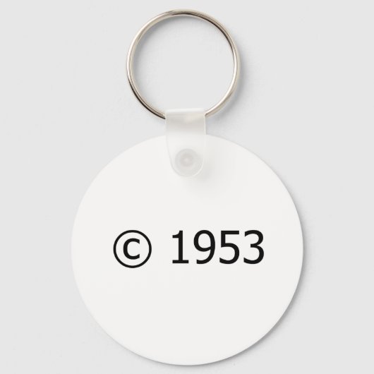 Copyright 1953 schlüsselanhänger (Vorderseite)