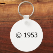Copyright 1953 schlüsselanhänger (Vorderseite)