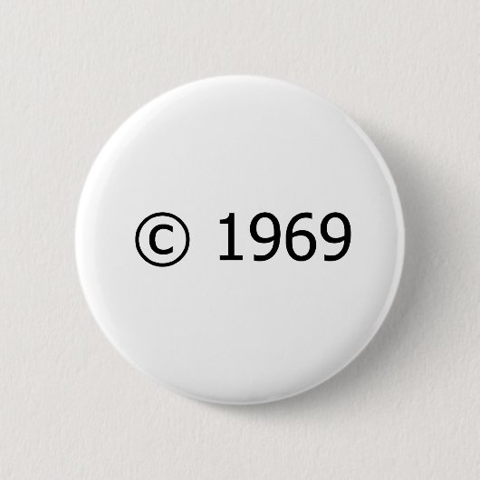 Copyright 1969 button (Vorderseite)