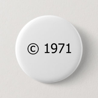 Copyright 1971 button