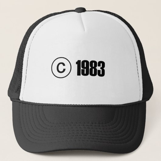 Copyright 1983 truckerkappe (Vorderseite)