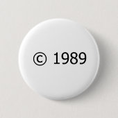 Copyright 1989 button (Vorderseite)