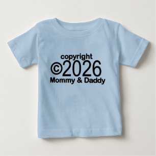 Copyright 2022 Mommy and Daddy Baby T - Shirt