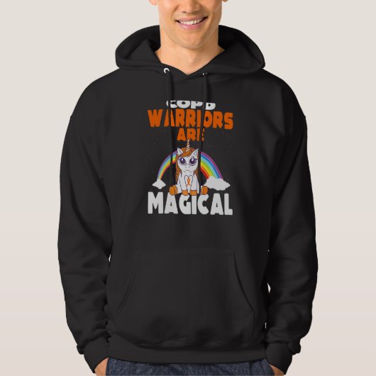 Copyright Awareness Niedlich Magical Unicorn Lung  Hoodie (Vorderseite)