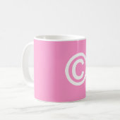 Copyright-Logo-Kaffeetasse Kaffeetasse (Vorderseite Links)