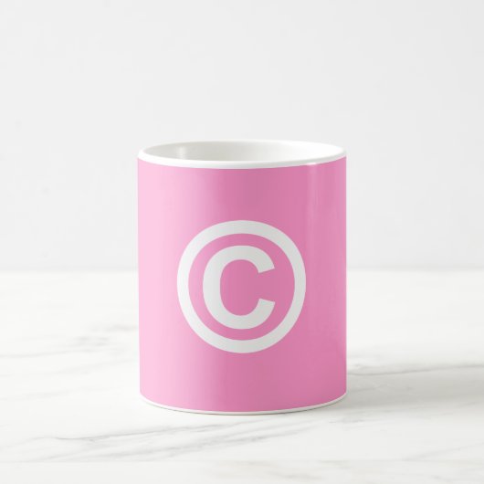 Copyright-Logo-Kaffeetasse Kaffeetasse (Mittel)