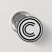 Copyright sign symbol button (Vorne & Hinten)