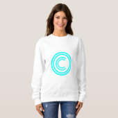 Copyright sign symbol sweatshirt (Vorne ganz)