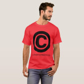 Copyright-Symbol-T - Shirt (Vorne ganz)