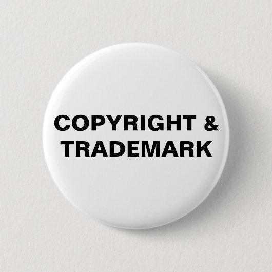 Copyright & Trademark Button (Customize Color!) (Vorderseite)